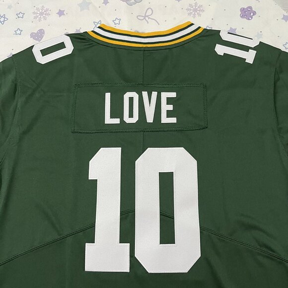Green Bay Packers (NFL) #10 Jordan Love's Away Jersey - Picture 6 of 6